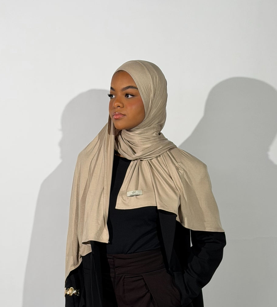 Bamboo jersey cappuccino