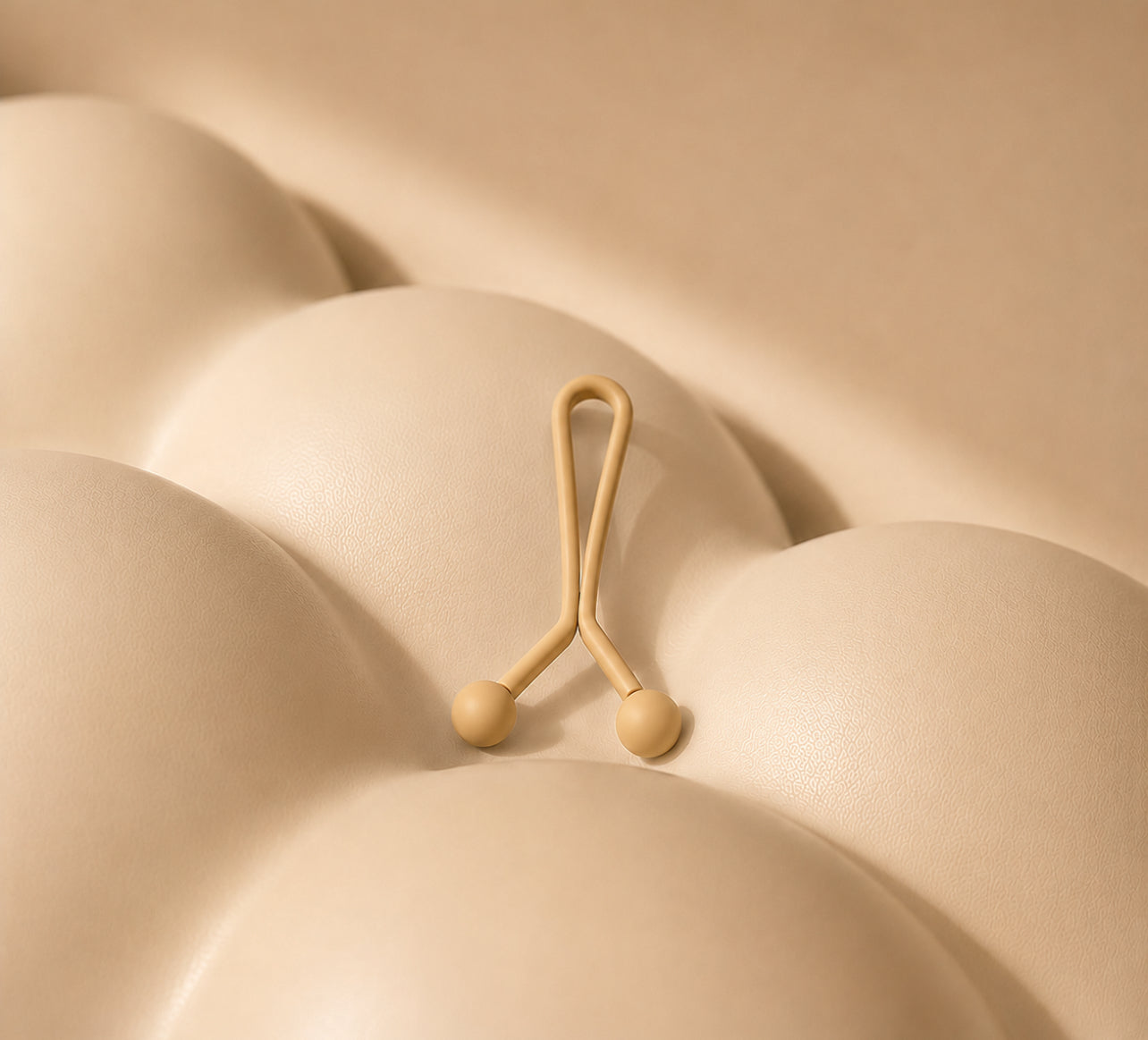 Pince anti-trou beige
