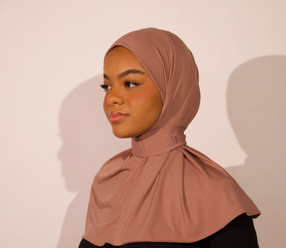 Cagoule jersey deep brown