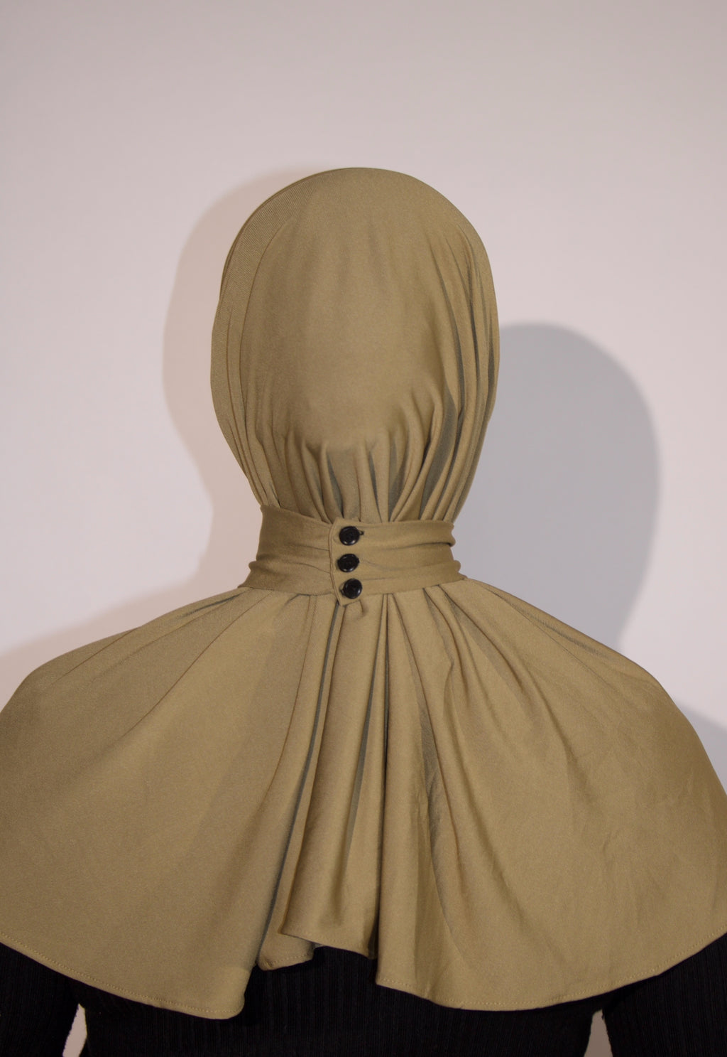 Cagoule jersey olive Brown