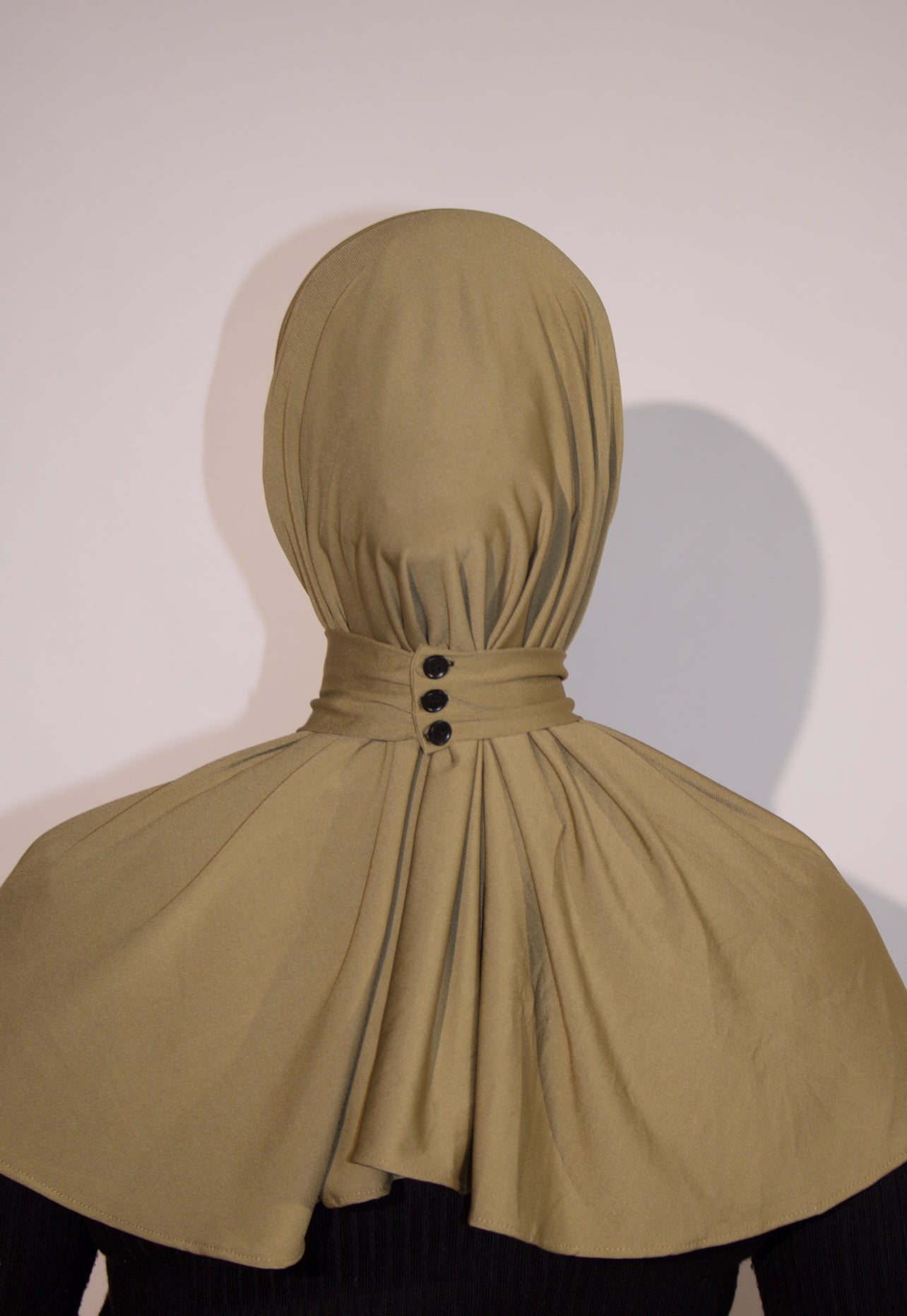 Cagoule jersey olive Brown