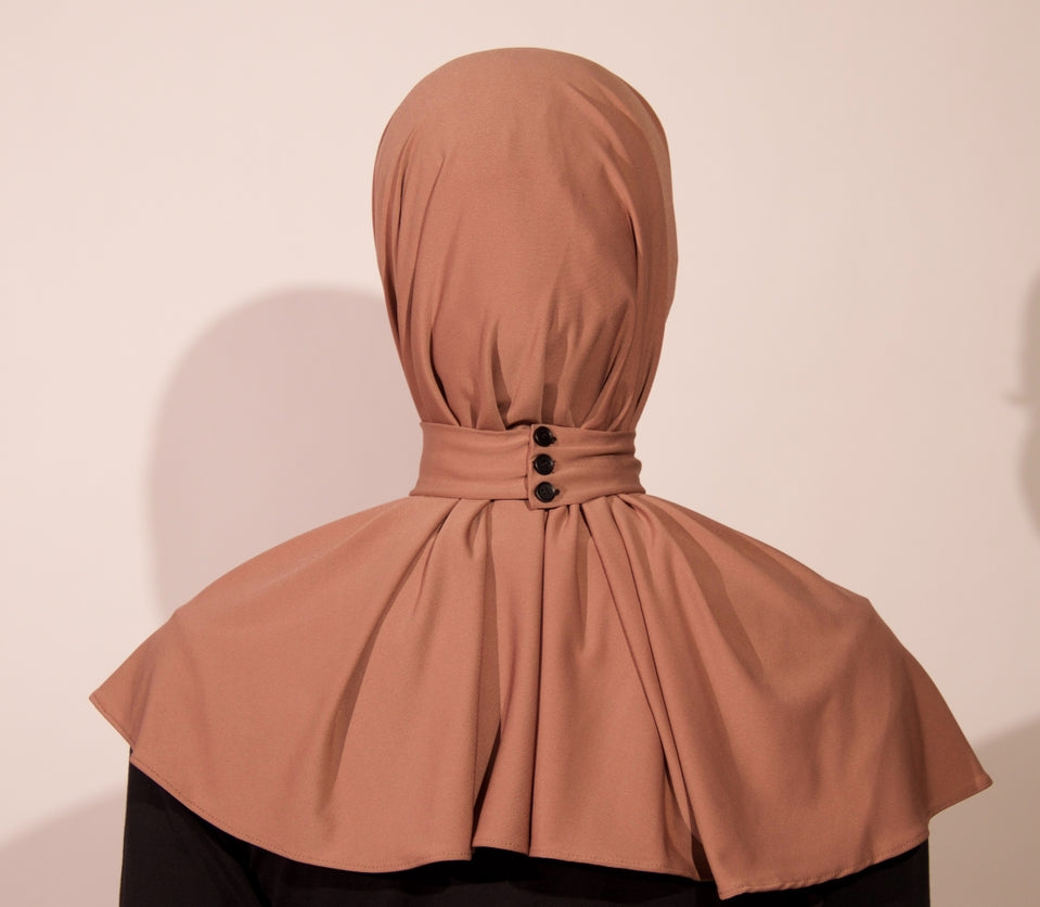 Cagoule jersey deep brown