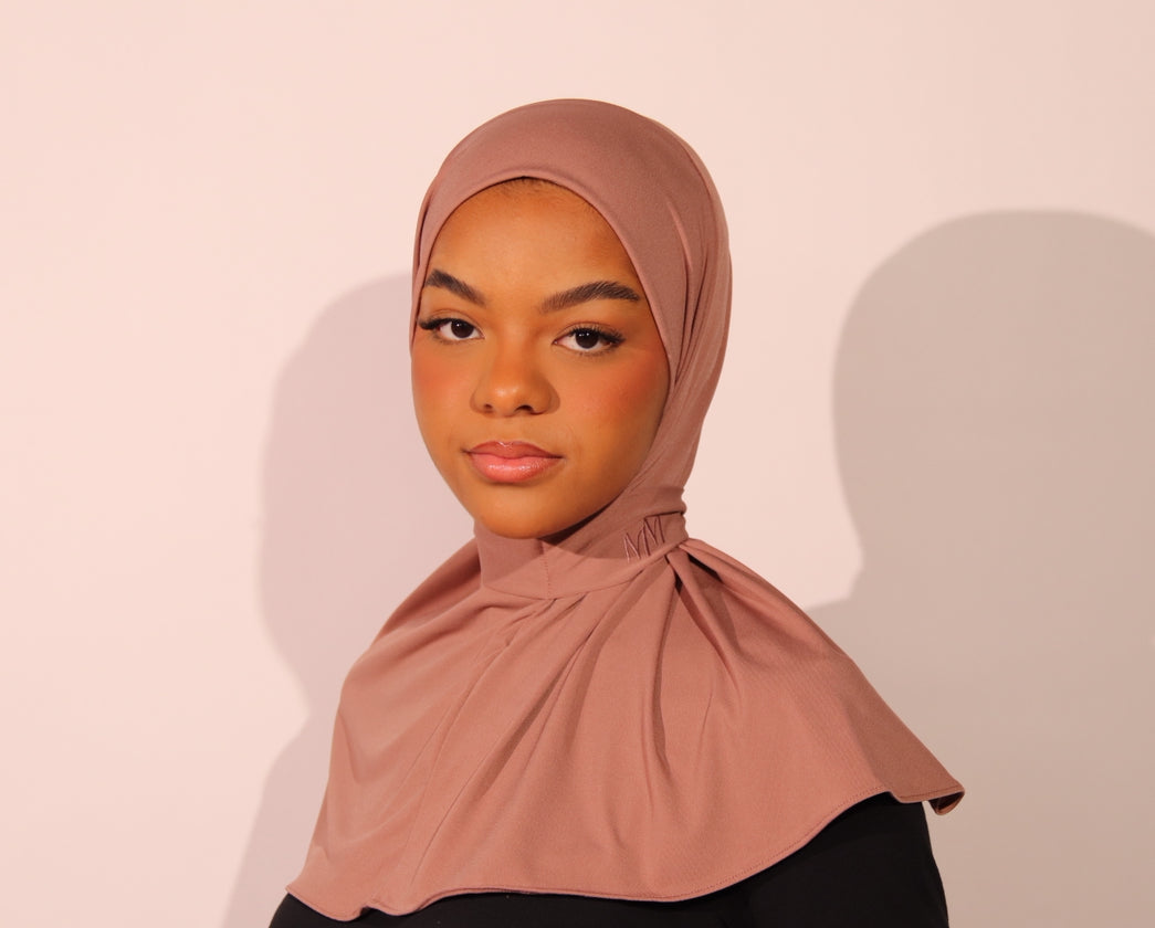 Cagoule jersey deep brown