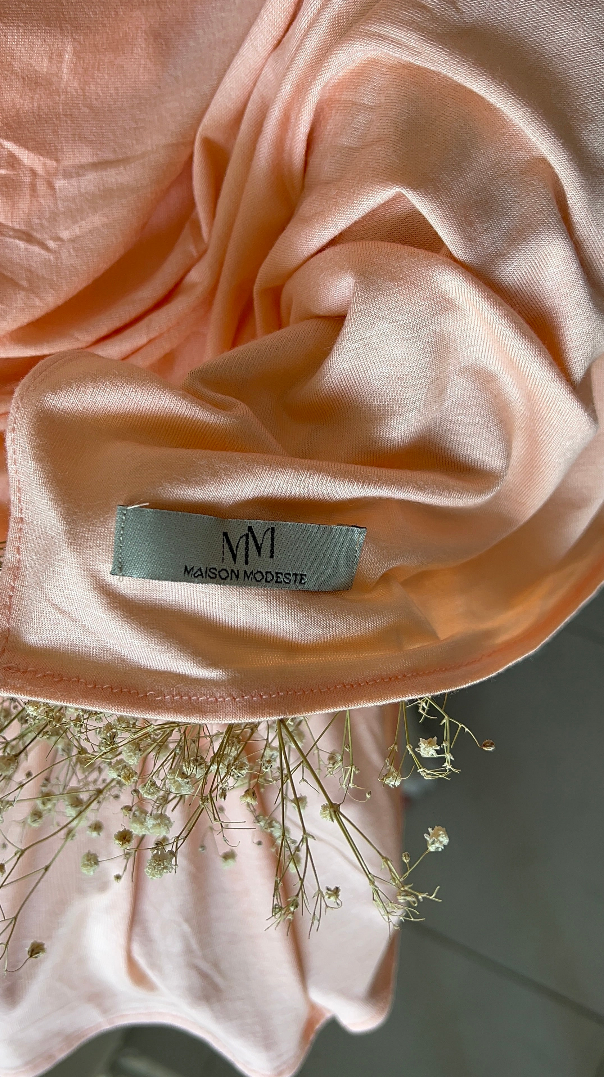 HIJAB JERSEY bambou PECHE MELBA
