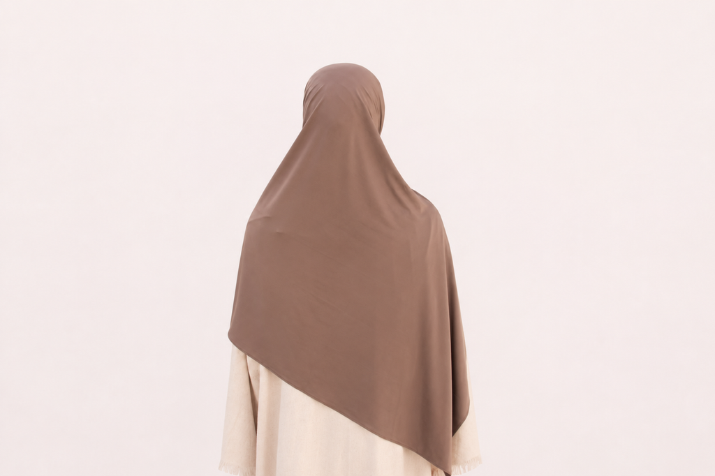 Liquid jersey ash brown