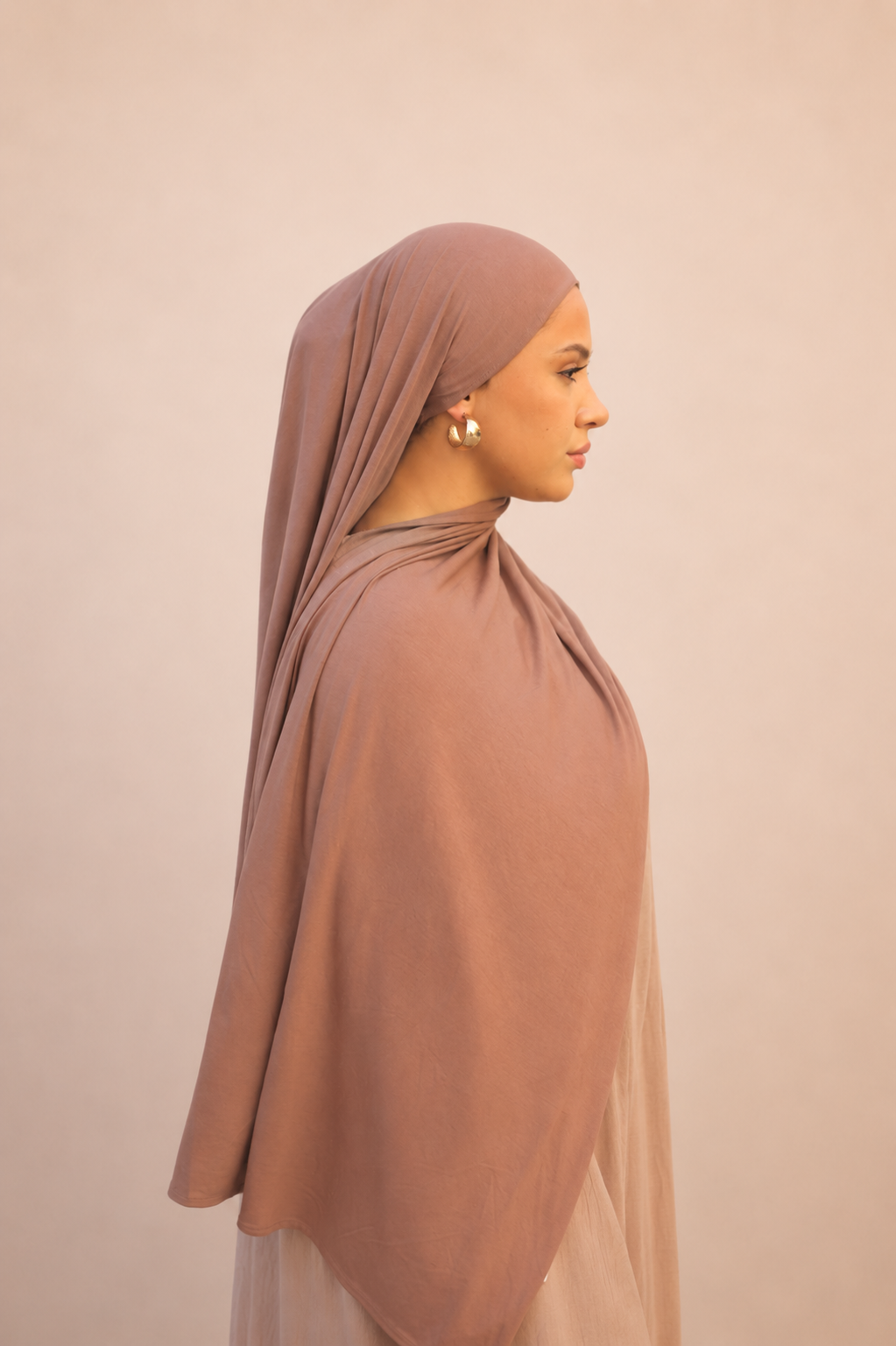 Bamboo jersey toffee