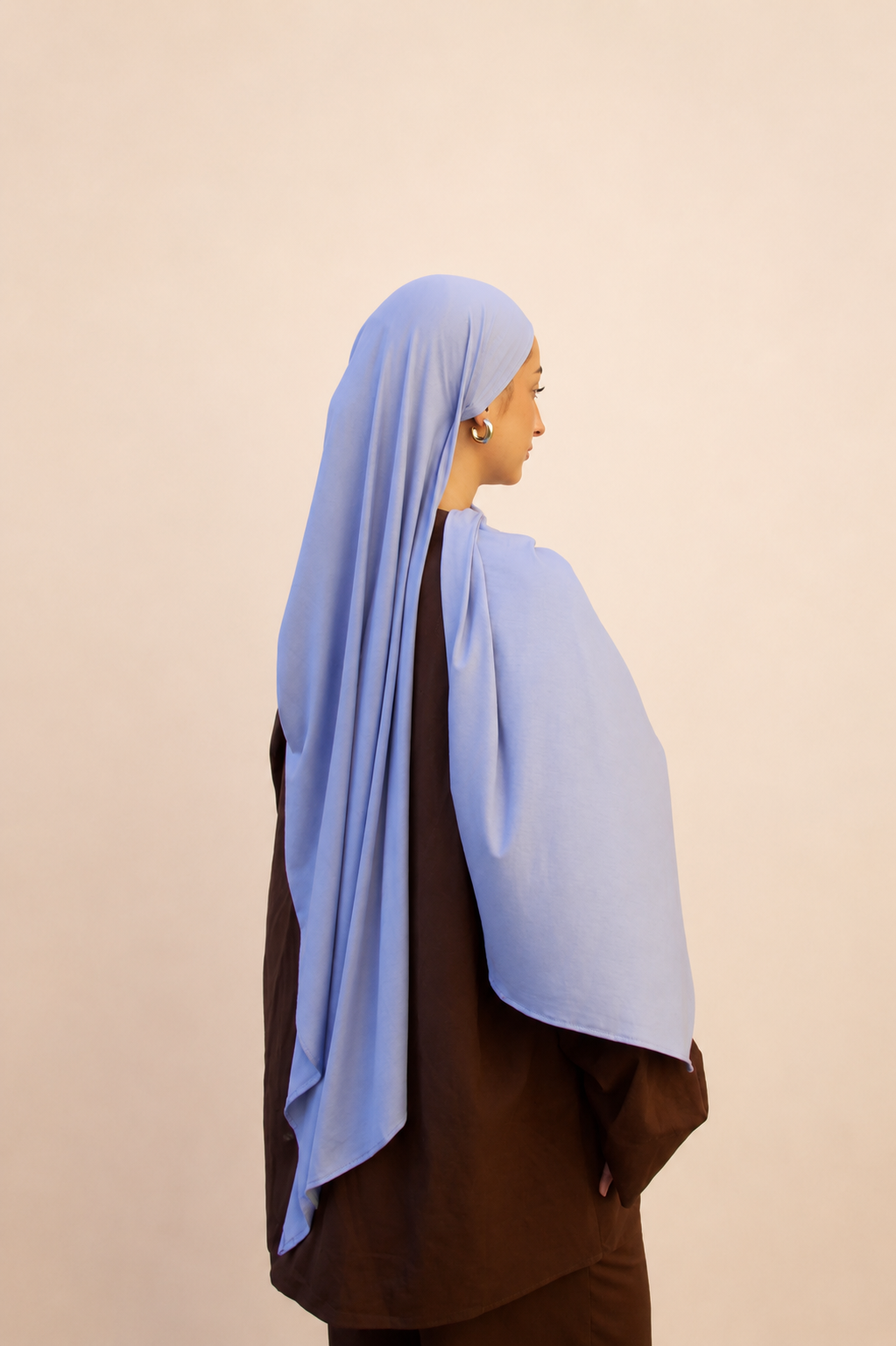 Bamboo jersey azur