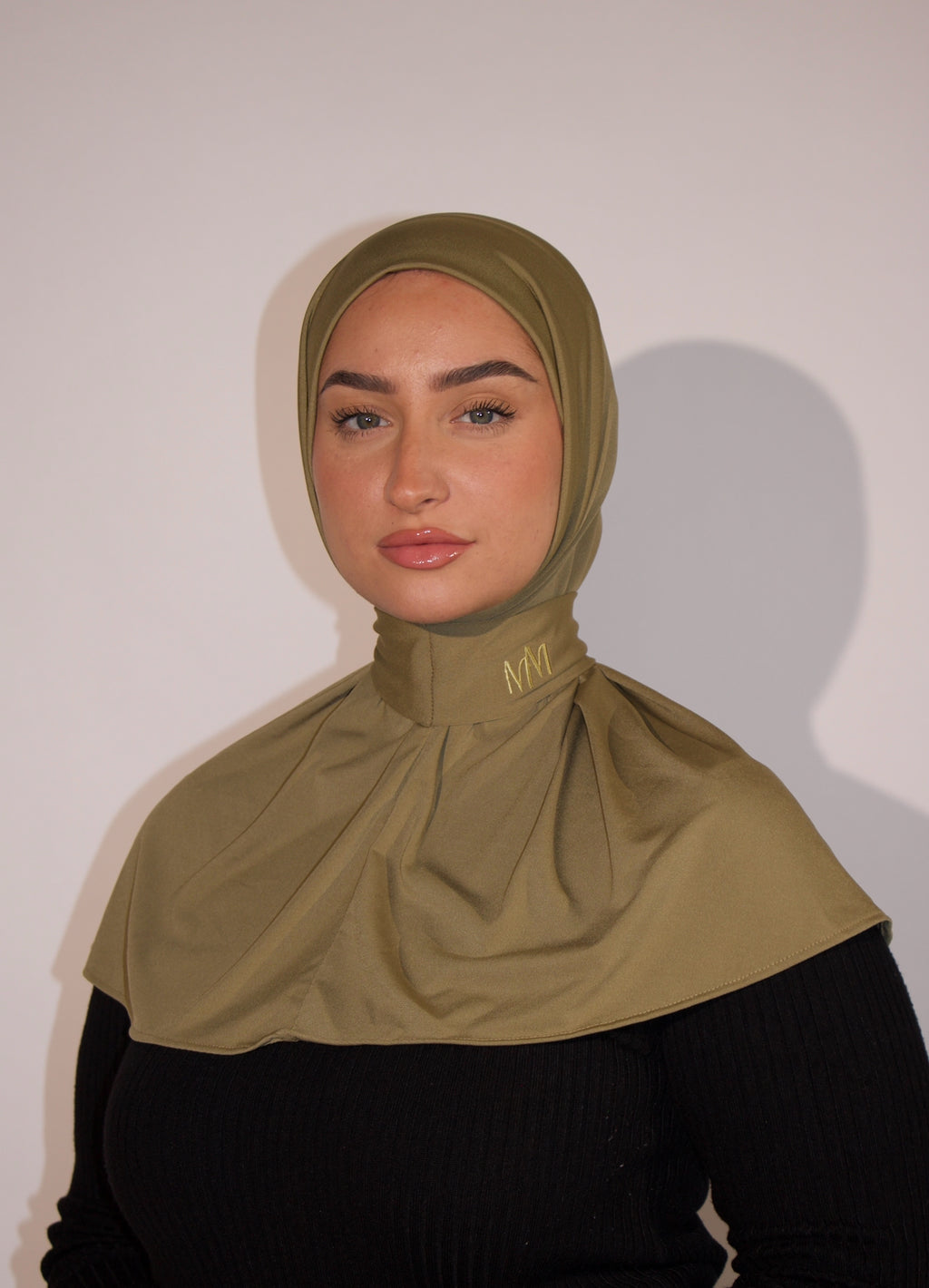 Cagoule jersey olive Brown