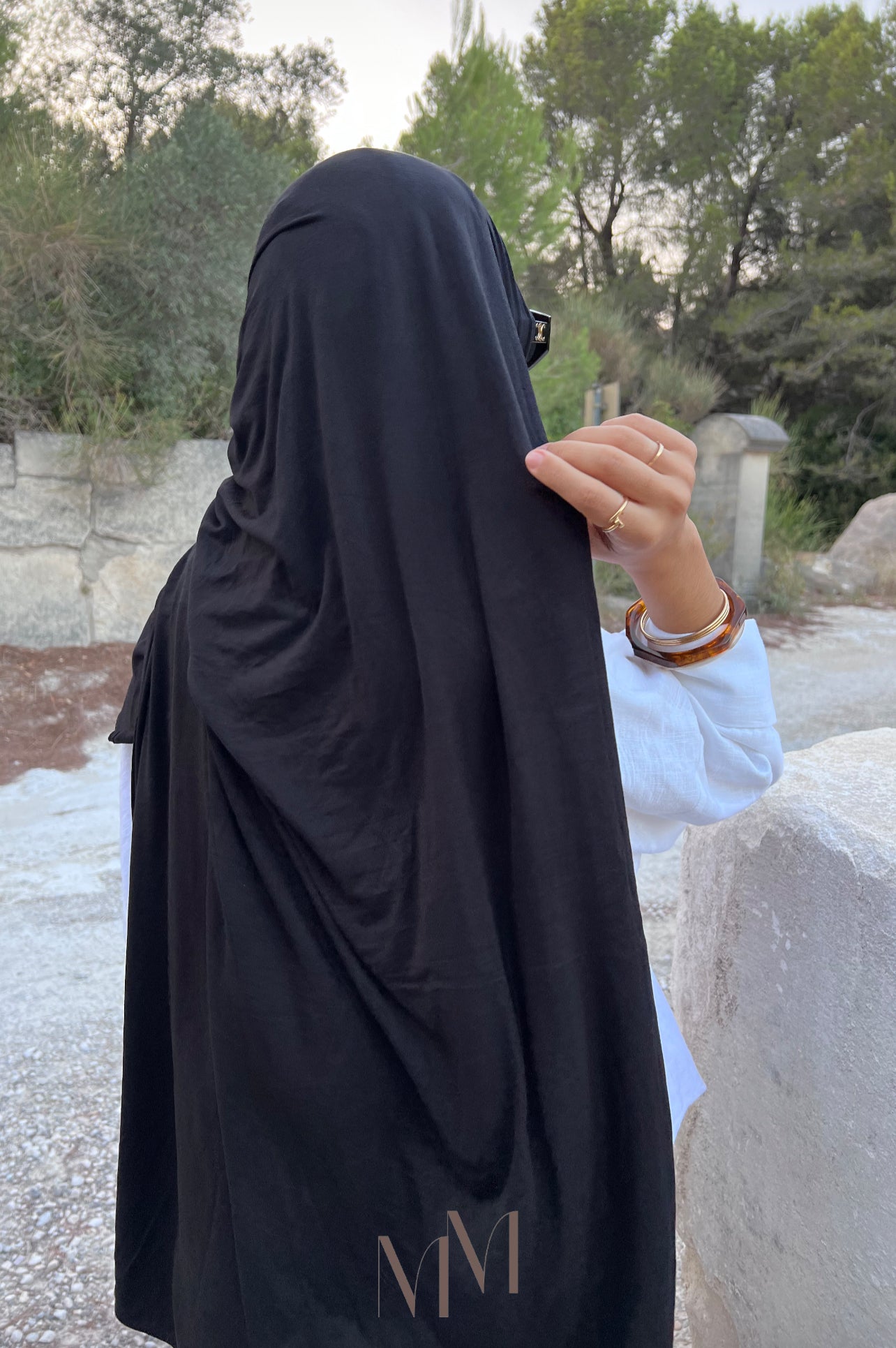 HIJAB JERSEY bambou Black