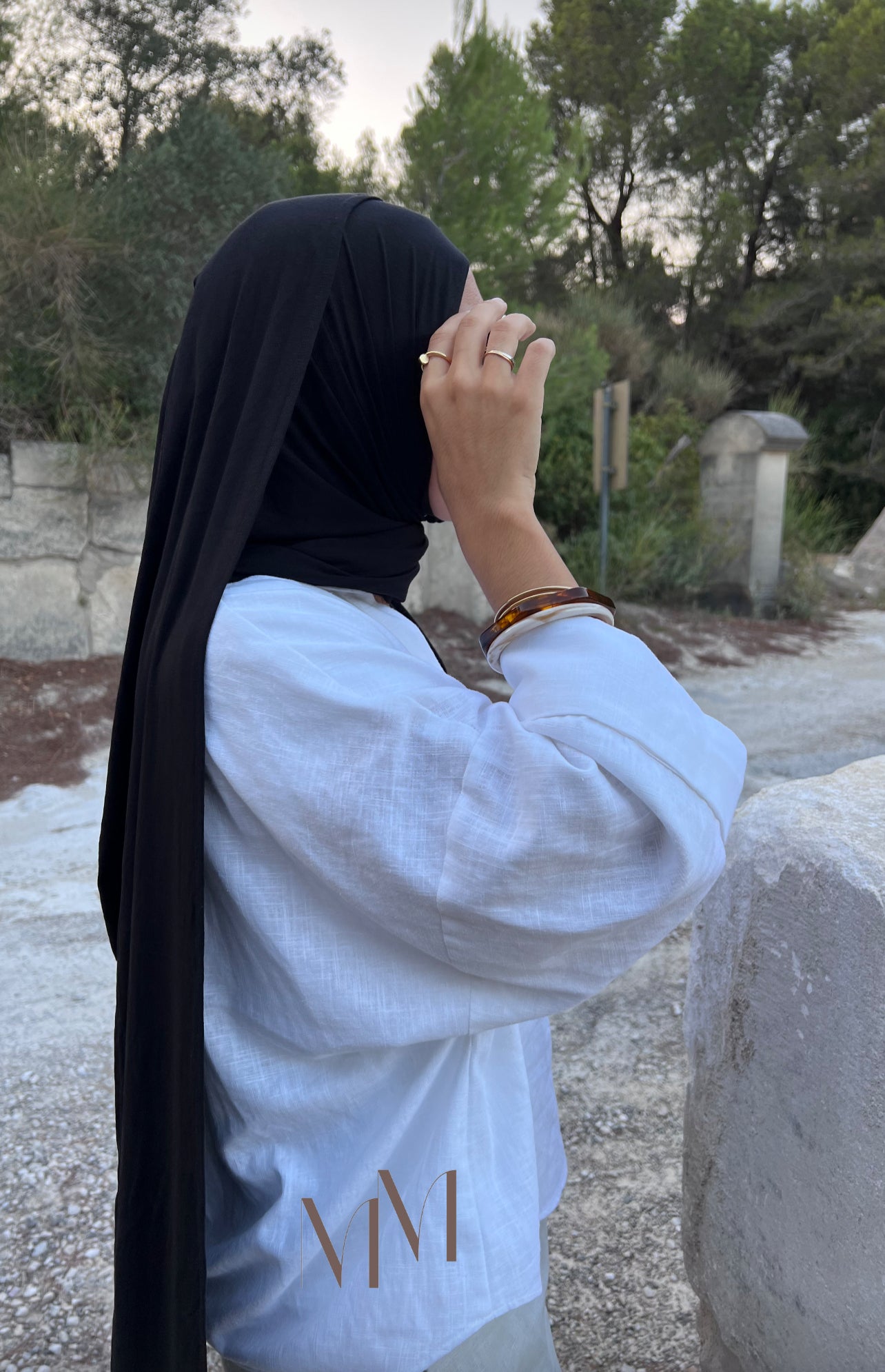 HIJAB JERSEY bambou Black