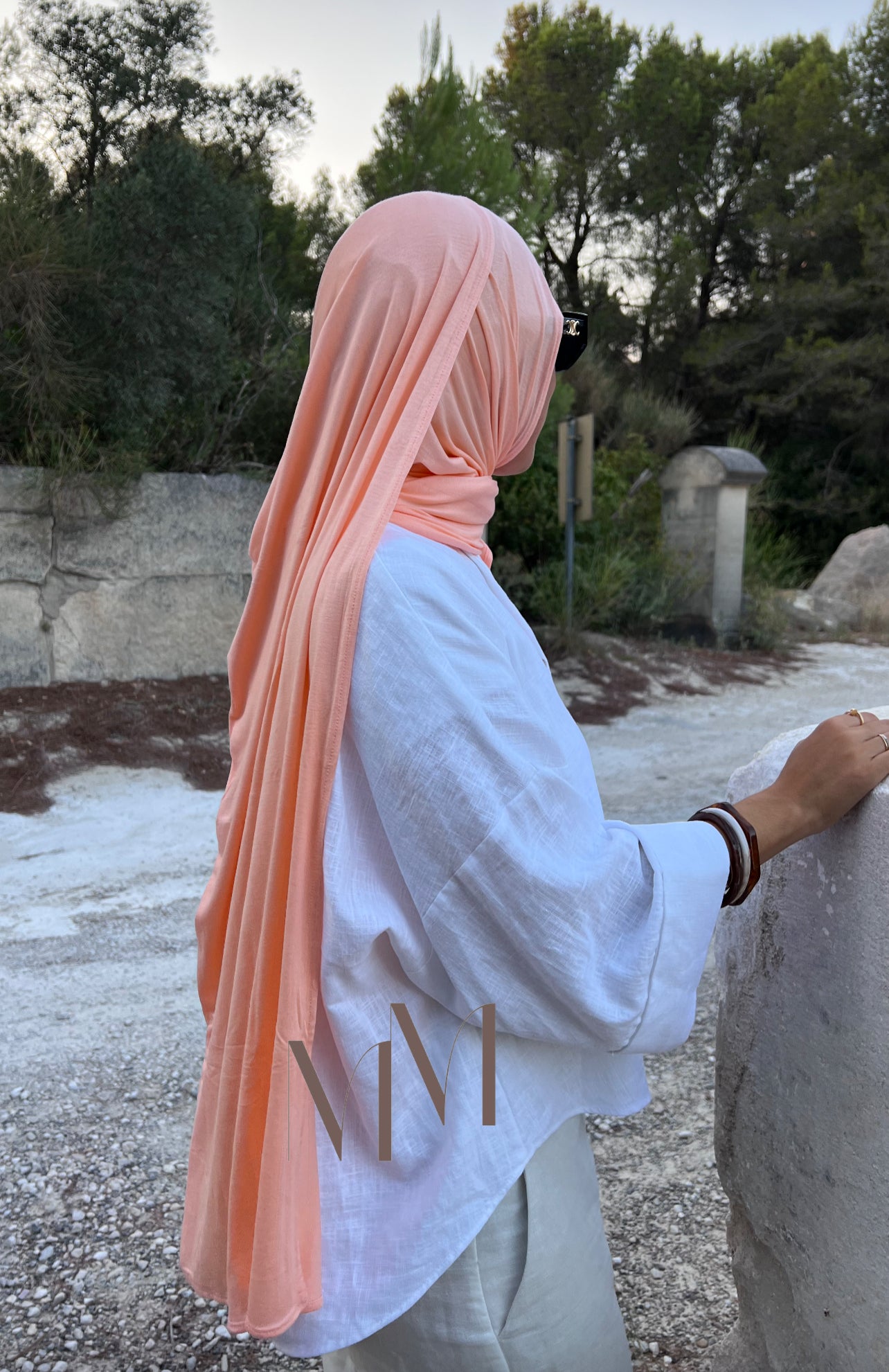 HIJAB JERSEY bambou PECHE MELBA
