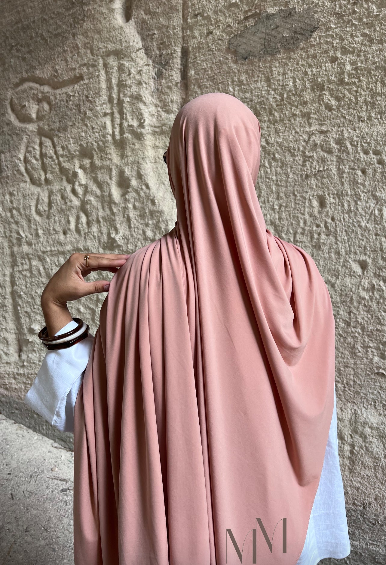 Hijab jersey Classy vieux rose