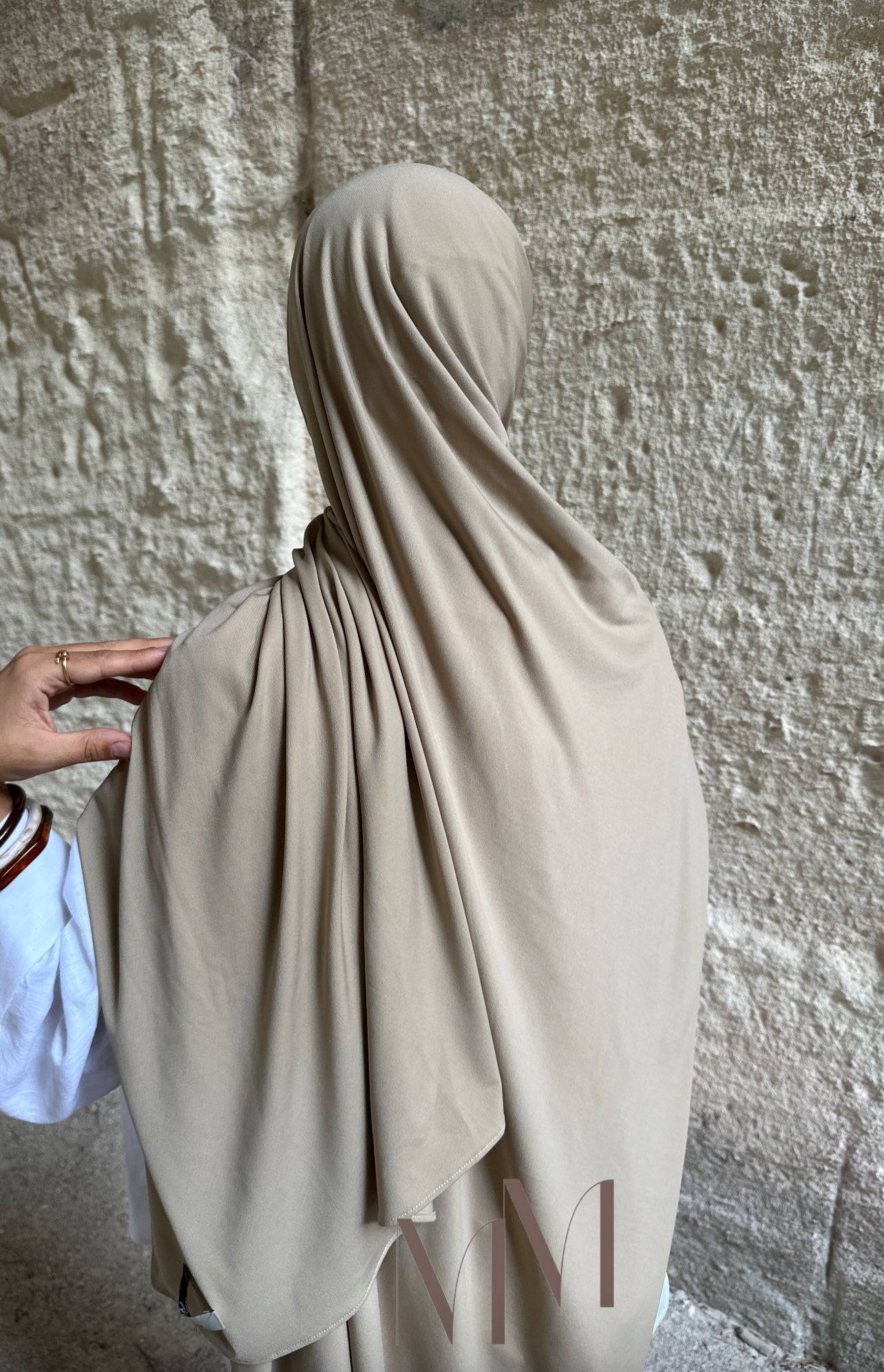 Hijab jersey classy taupe