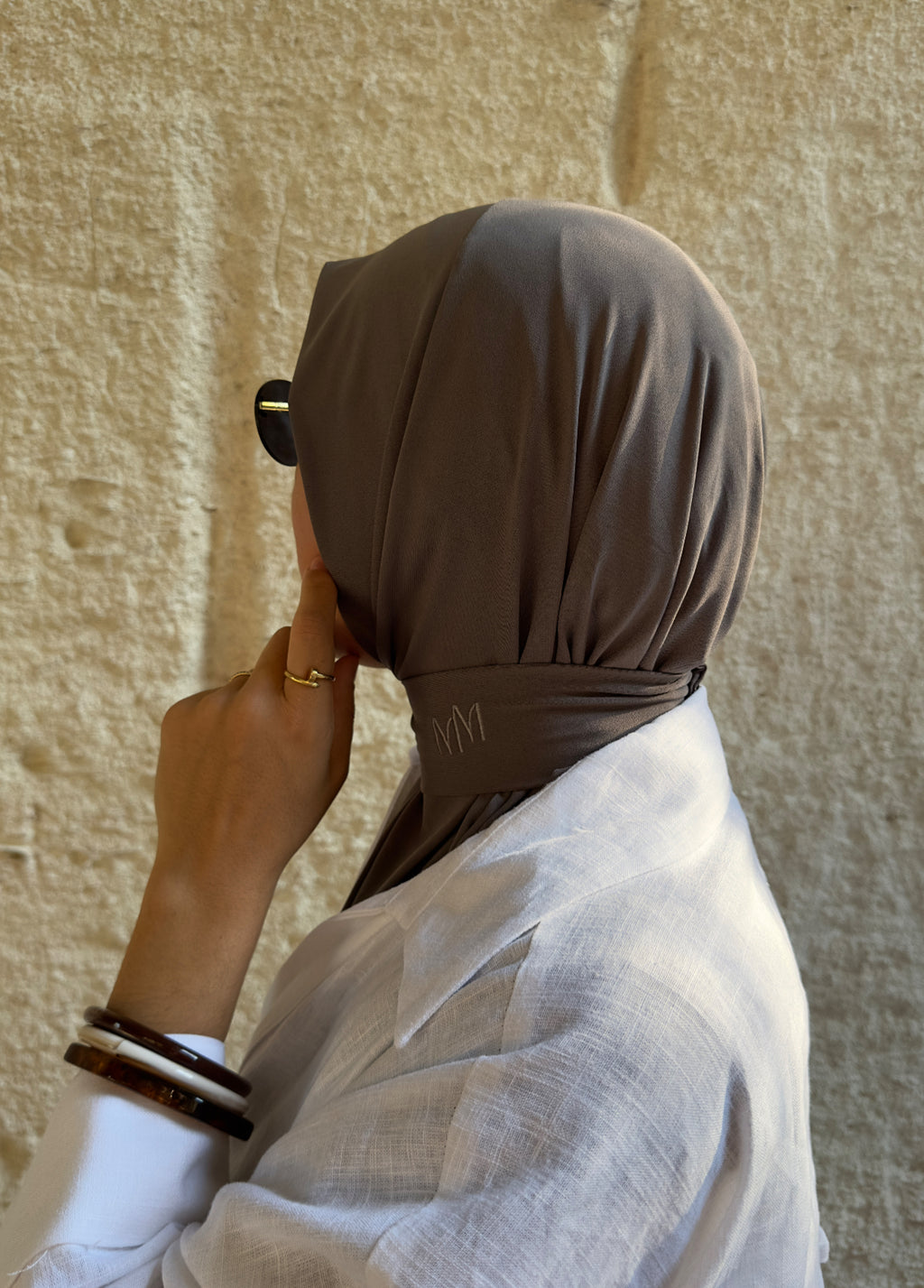 Cagoule Jersey gris